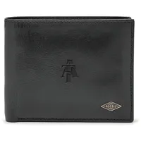 North Carolina A&T Aggies Fossil Leather Ryan RFID Passcase Wallet - Black