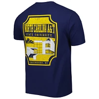 Men's Navy North Carolina A&T Aggies Logo Campus Icon T-Shirt