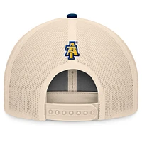 Men's Top of the World Navy/Natural North Carolina A&T Aggies Bennett Trucker Adjustable Hat