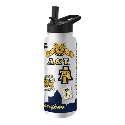 Caroline du Nord A&T Aggies 34 oz. Bouteille Quencher native