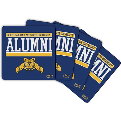 North Carolina A&T Aggies Alumni 4-Pack Neoprene Coaster Set