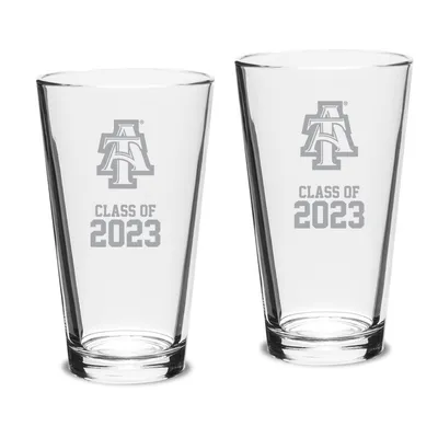 North Carolina A&T Aggies Class of 2023 16oz. 2-Piece Classic Pint Glass Set