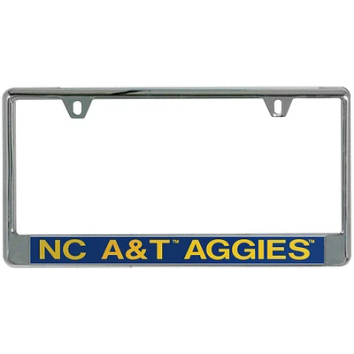 Cadre de plaque d'immatriculation WinCraft North Carolina A&T Aggies Team