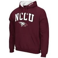 Chandail à capuchon et Logo Colosseum North Carolina Central Eagles Arch & pour hommes