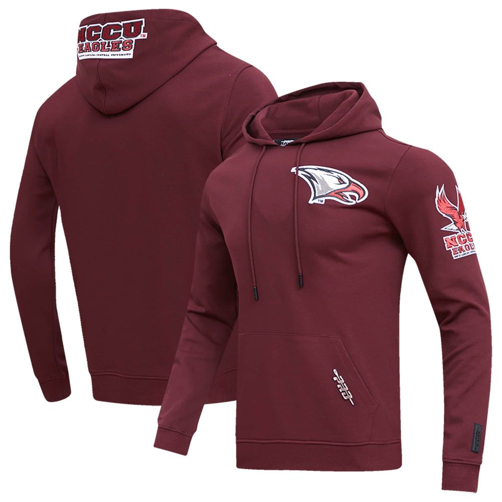 Men's Pro Standard Maroon North Carolina Central Eagles University Classic Pullover Hoodie