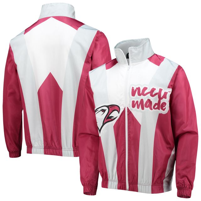 Tones of Melanin Maroon North Carolina Central Eagles Anorak Full-Zip Jacket