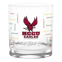 North Carolina Central Eagles 14oz. Black History Month Rocks Glass