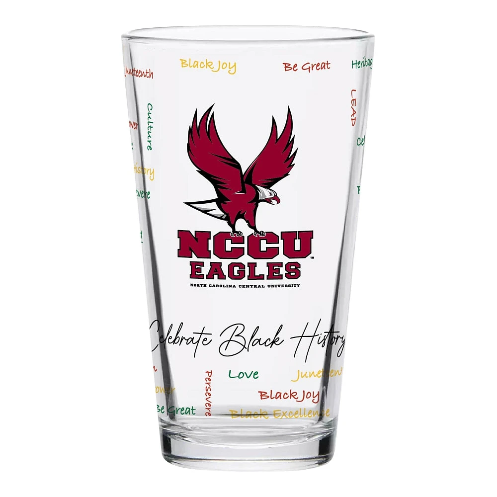 Eagles centraux de Caroline du Nord 16oz. Verre à pinte