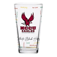 Eagles centraux de Caroline du Nord 16oz. Verre à pinte