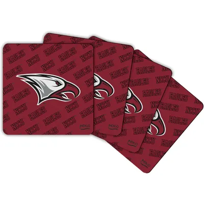 North Carolina Central Eagles Four-Pack Square Repeat Coaster Set