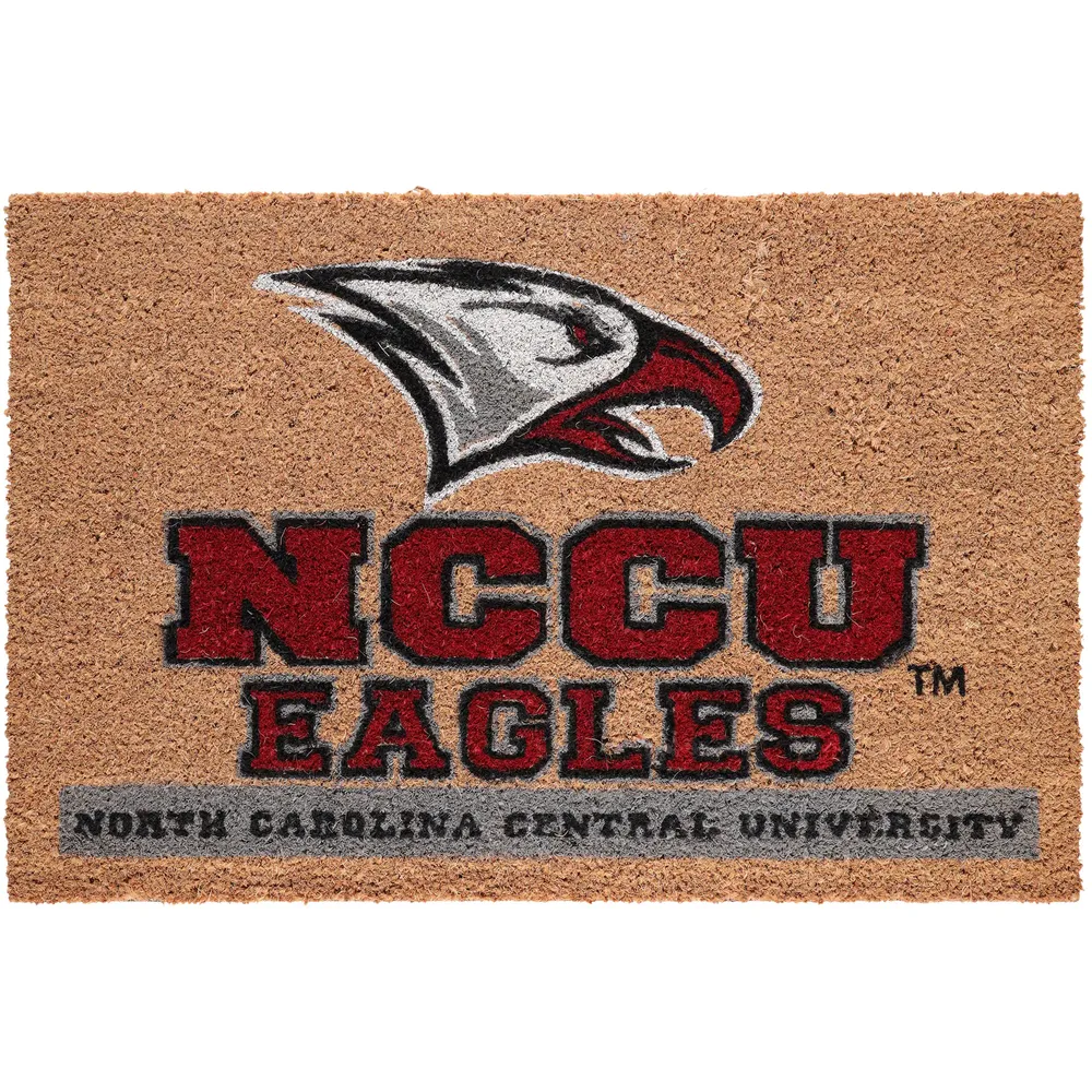 North Carolina Central Eagles Team Logo Coir Doormat