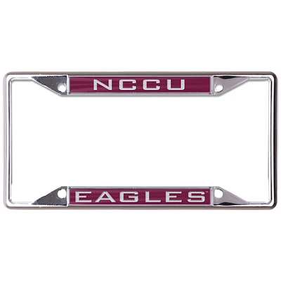 Cadre de plaque d'immatriculation en métal imprimé WinCraft North Carolina Central Eagles