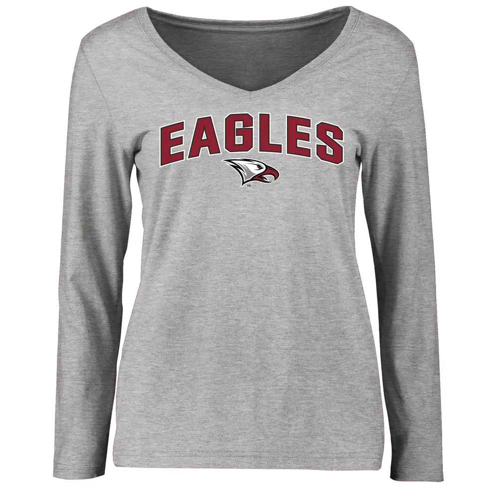 Lids North Carolina Central Eagles Women's Proud Mascot Long Sleeve T-Shirt  - Ash