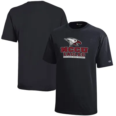 North Carolina Central Eagles Champion Youth Jersey T-Shirt - Black