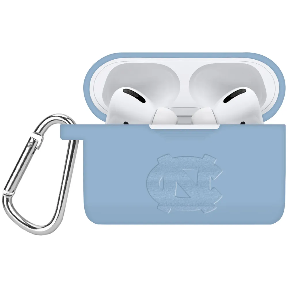 Lids North Carolina Tar Heels Affinity Bands Debossed Silicone AirPods Pro Case  Cover