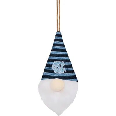 North Carolina Tar Heels FOCO Plush Striped Hat Gnome Ornament