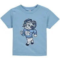 T-shirt à gros logo Carolina Blue North Tar Heels pour bébé