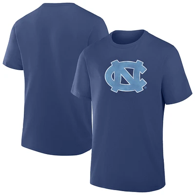 Men's Fanatics  Navy North Carolina Tar Heels Big & Tall Distressed Vintage Logo T-Shirt