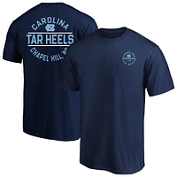 T-shirt Fanatics bleu marine pour homme des Tar Heels de Caroline du Nord Big & Tall Fast Break 2 Hit