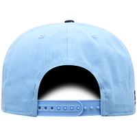 Casquette Snapback Core bleu clair/bleu marine Top of the World pour homme des Tar Heels de Caroline du Nord