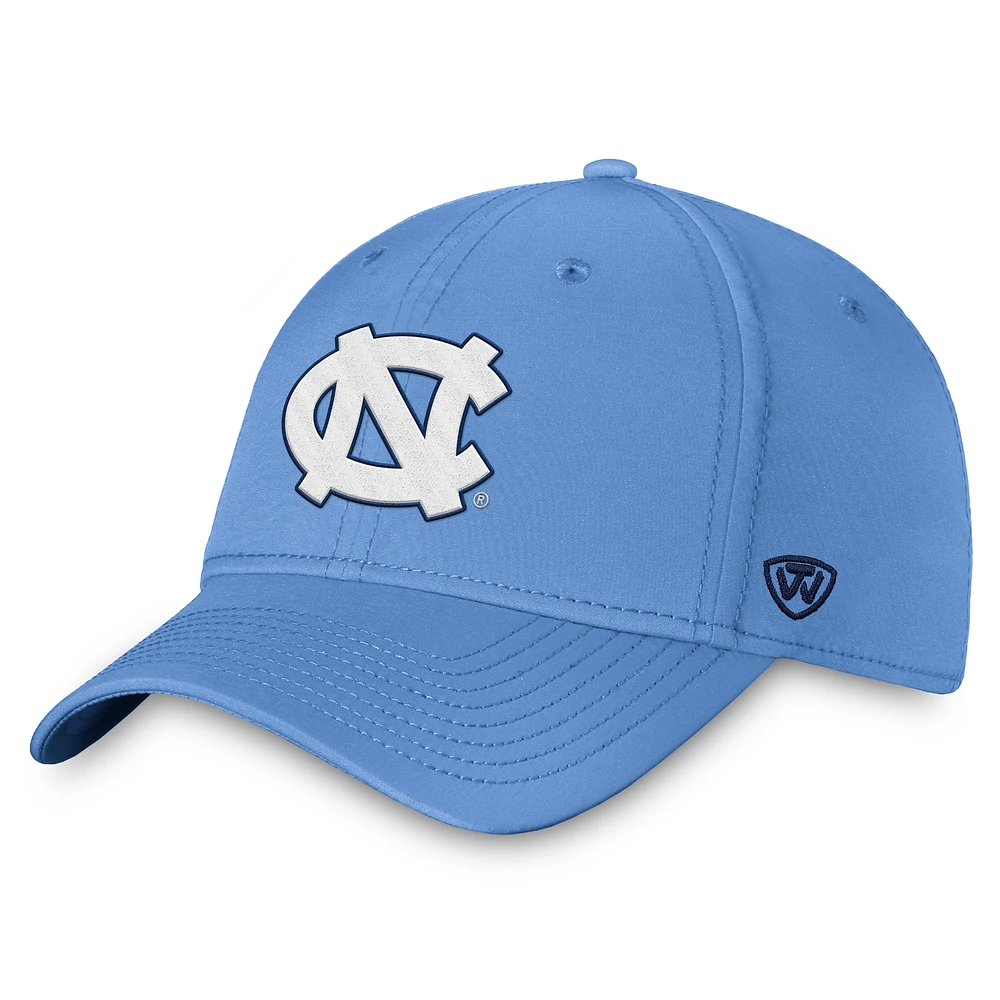 Casquette ajustable Top of the World bleu clair pour homme des Tar Heels de Caroline du Nord