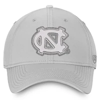 Casquette McCoy Flex grise pour homme Top of the World des Tar Heels de Caroline du Nord