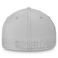 Casquette McCoy Flex grise pour homme Top of the World des Tar Heels de Caroline du Nord