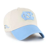 Men's '47 Cream North Carolina Tar Heels Grand Stand Clean Up Adjustable Hat