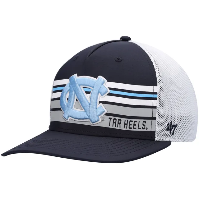 Mitchell & Ness Navy North Carolina Tar Heels Team Pinstripe Snapback Hat