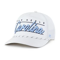 Casquette ajustable Condor Hitch brrr° blanche pour homme des Tar Heels de Caroline du Nord, modèle 1947