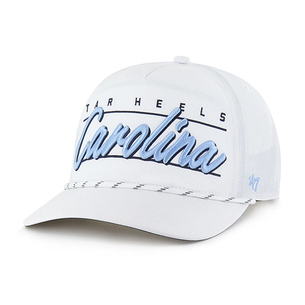 Casquette ajustable Condor Hitch brrr° blanche pour homme des Tar Heels de Caroline du Nord, modèle 1947
