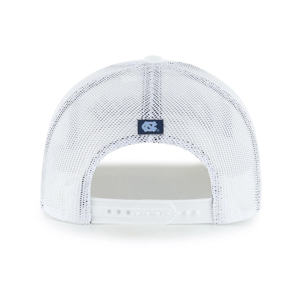 Men's '47 White North Carolina Tar Heels Garner Rope Trucker Adjustable Hat