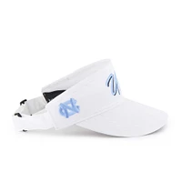 Men's '47 White North Carolina Tar Heels Melbourne brrr° Adjustable Visor