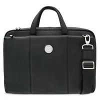 North Carolina Tar Heels Leather Briefcase - Black