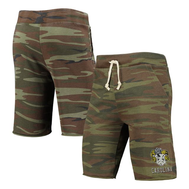 Camo Alternative Apparel North Carolina Tar Heels Victory Lounge Short pour homme