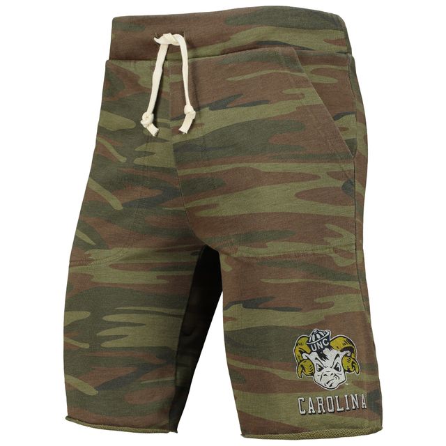 Camo Alternative Apparel North Carolina Tar Heels Victory Lounge Short pour homme