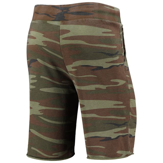 Camo Alternative Apparel North Carolina Tar Heels Victory Lounge Short pour homme