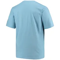 Champion pour hommes Carolina Blue North Tar Heels T-shirt Tailles Big & Tall Arch Team Logo