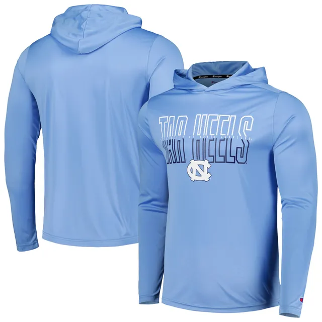 Men's Champion Gray North Carolina Tar Heels Soccer Icon Powerblend Pullover Hoodie