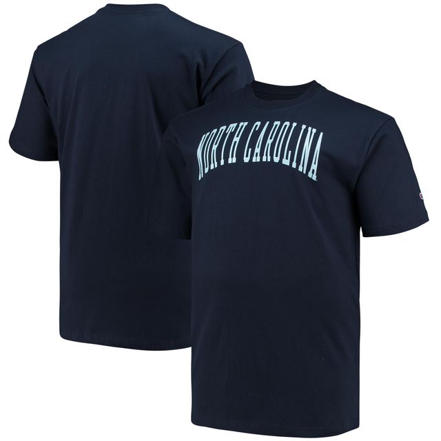 T-shirt avec logo de l'équipe Champion Caroline du Nord Tar Heels Big & Tall Arch pour hommes