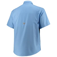 Men's Columbia Carolina Blue North Tar Heels Big & Tall Tamiami Omni-Shade Button-Down Shirt