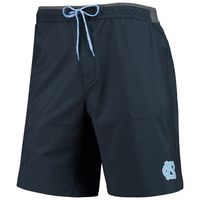 Men's Columbia Heathered Navy North Carolina Tar Heels Twisted Creek Omni-Shield Shorts