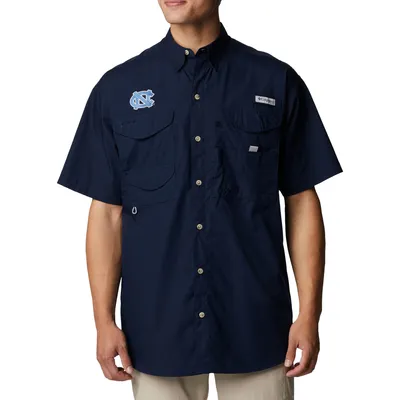 Columbia Men's PFG Tamiami Short Sleeve Shirt - Dallas Cowboys - M - Navy Blue