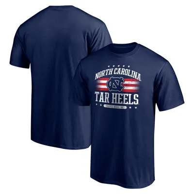 North Carolina Tar Heels Fanatics Branded Americana T-Shirt - Navy
