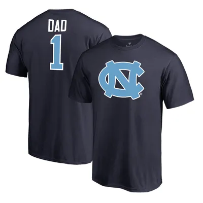 North Carolina Tar Heels Fanatics Branded #1 Dad T-Shirt - Navy