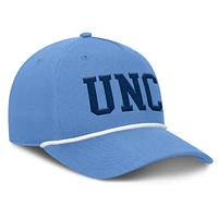 Men's Fanatics Carolina Blue North Carolina Tar Heels Foul Ball Rope Adjustable Hat
