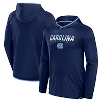 Men's Fanatics Navy/Carolina Blue North Carolina Tar Heels Transitional Hoodie T-Shirt