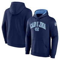 Sweat à capuche avec logo et arche pour homme Fanatics Navy North Carolina Tar Heels