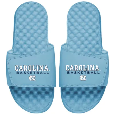 North Carolina Tar Heels ISlide Basketball Wordmark Slide Sandals - Blue