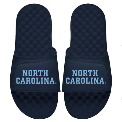 North Carolina Tar Heels ISlide NC Wordmark Slide Sandals - Navy